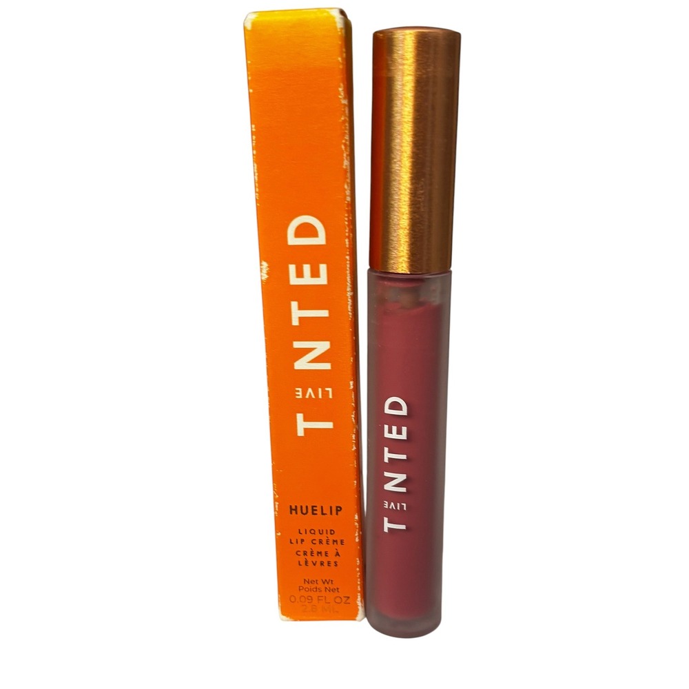 Live Tinted Huelip Liquid Lip Creme Bossy Matte Liquid Lipstick 0.09oz NIB